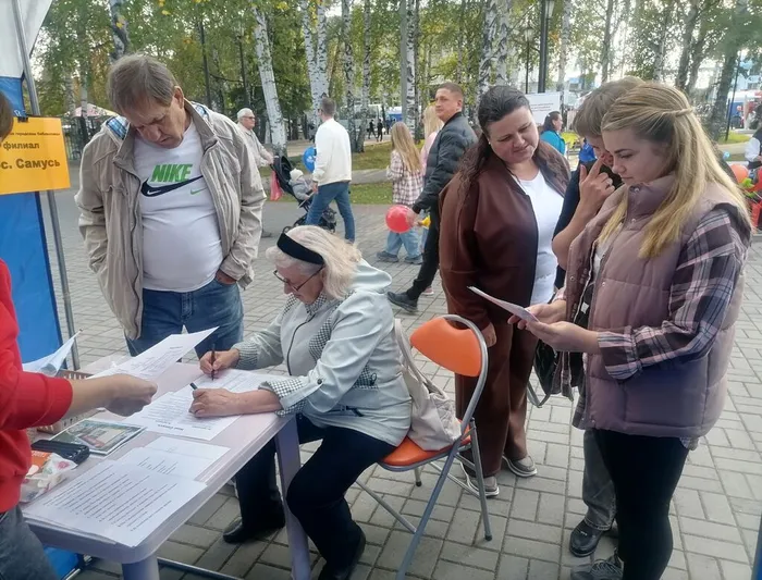 Гости праздника в п. Самусь