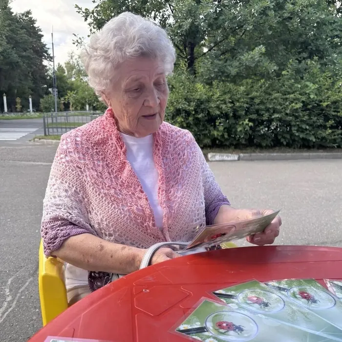 Посетитель Летнего читального зала