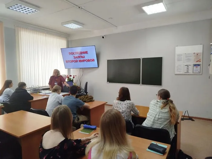 Патриотический урок для студентов СПК